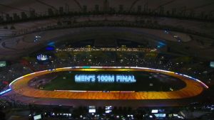 Najava finala na 100 metara, Doha 2019