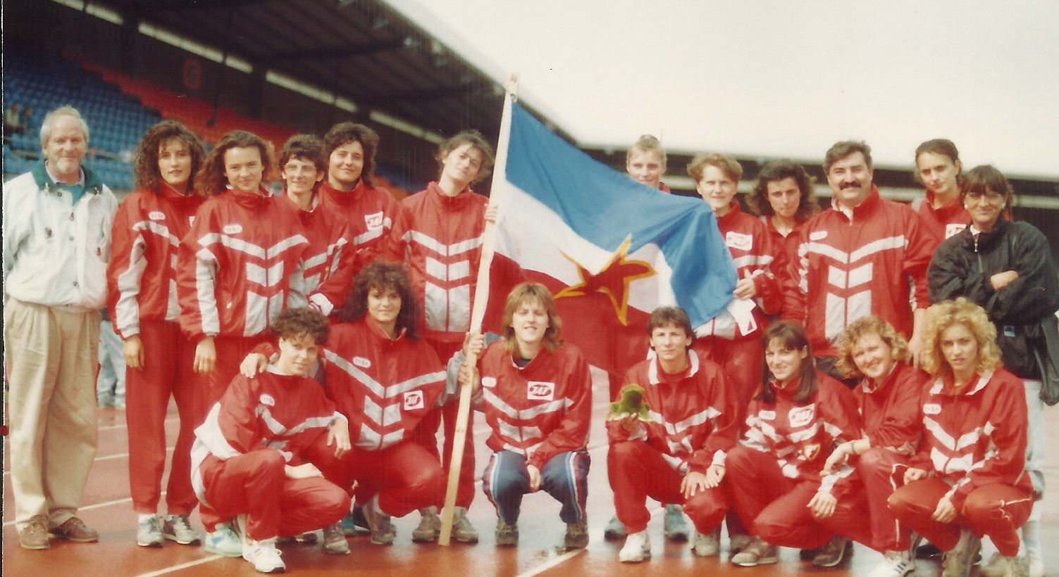 Ženska ekipa Zvezde u Cirihu na KEŠ-u 1989