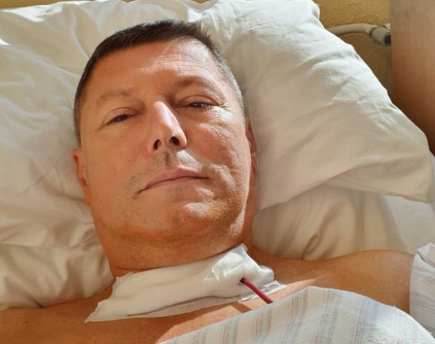 Slobodan Branković, operacija kancera štitne žlezde