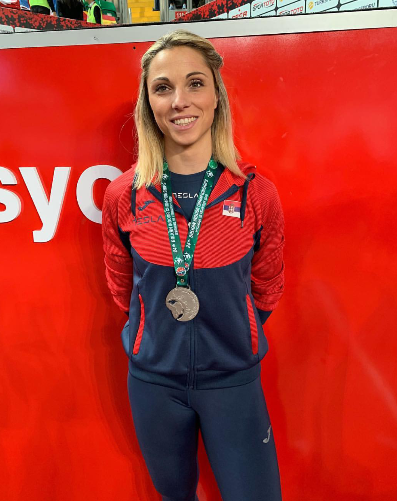 Maja Ćirić, srebrna medalja na dvoranskoj balkanijadi 2019