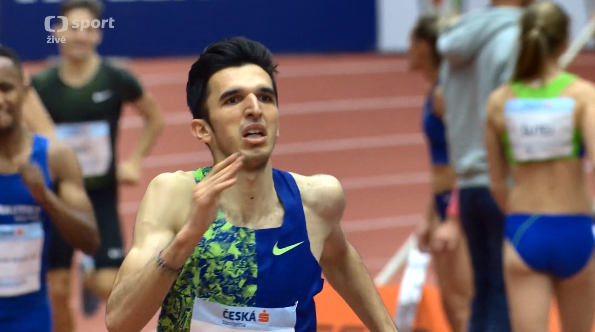 Elzan Bibić, Ostrava, dvoranski državni rekord 1500m