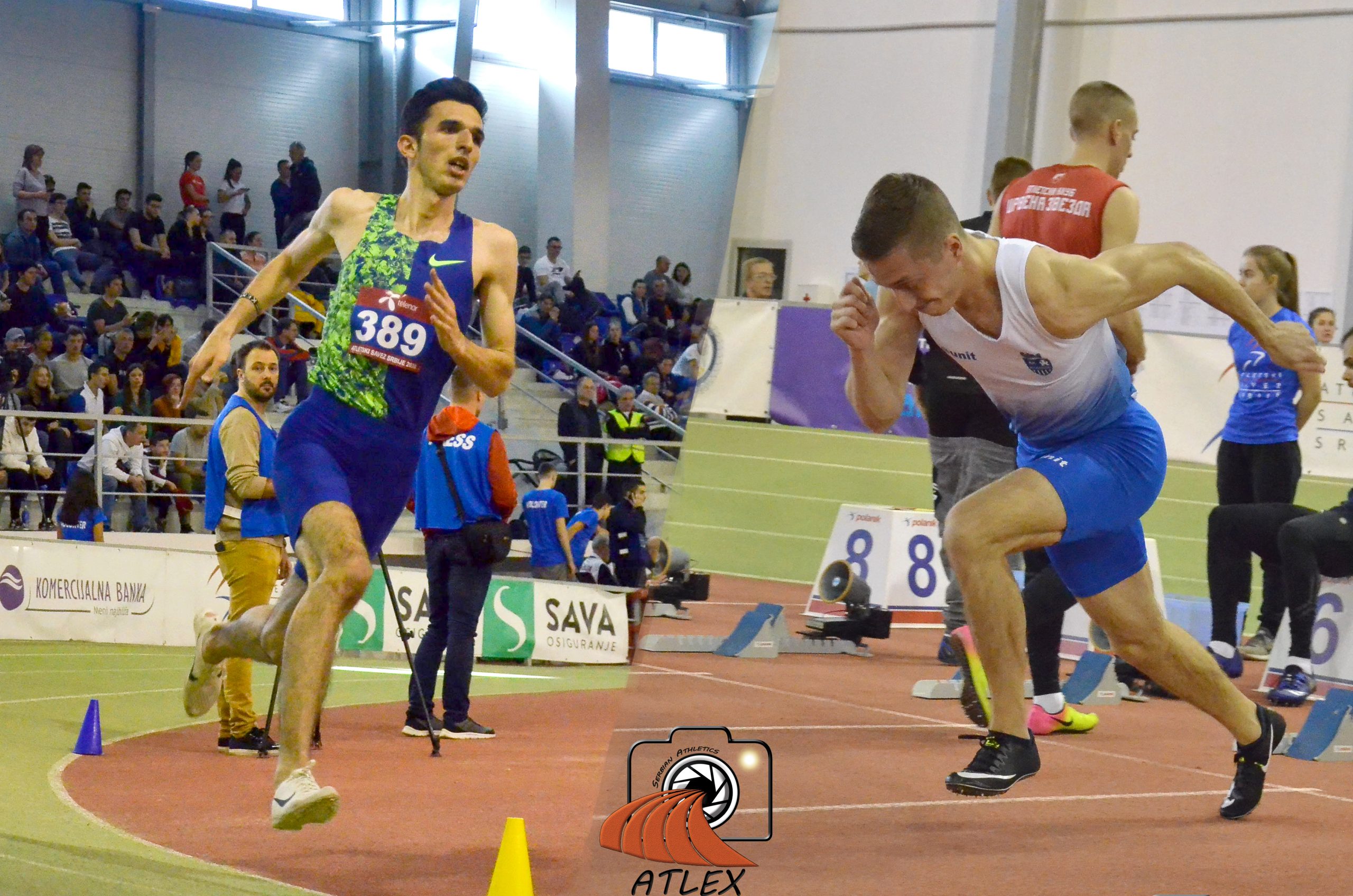 Elzan Bibić i ALeksa Kijanović obbottili su rekorde Srbije na 3000m odnosno na 60m u razmaku od tri dana;   Foto/Ilustracia: Atlex