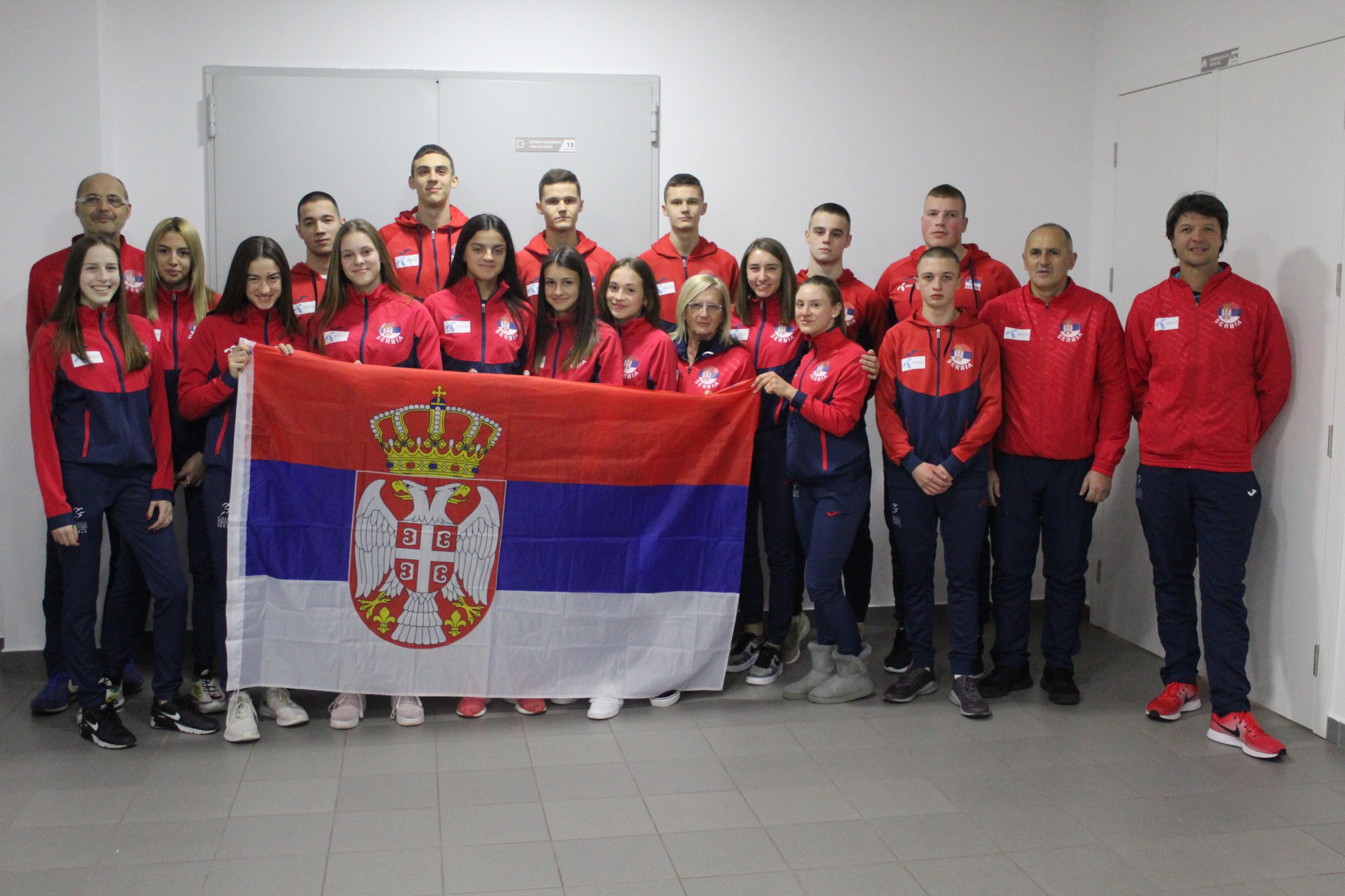 Juniorska reprezentacija Srbije za dvoransko prvenstvo Balkana 2020