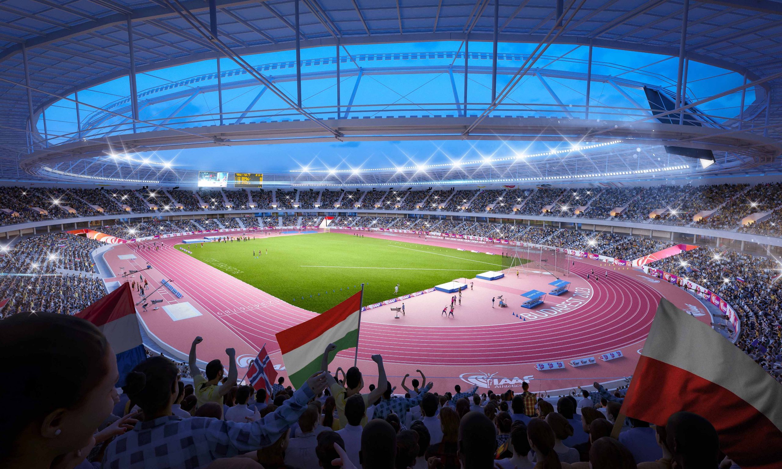 Atletski stadion u Budimpešti za Svetsko prvenstvo 2023