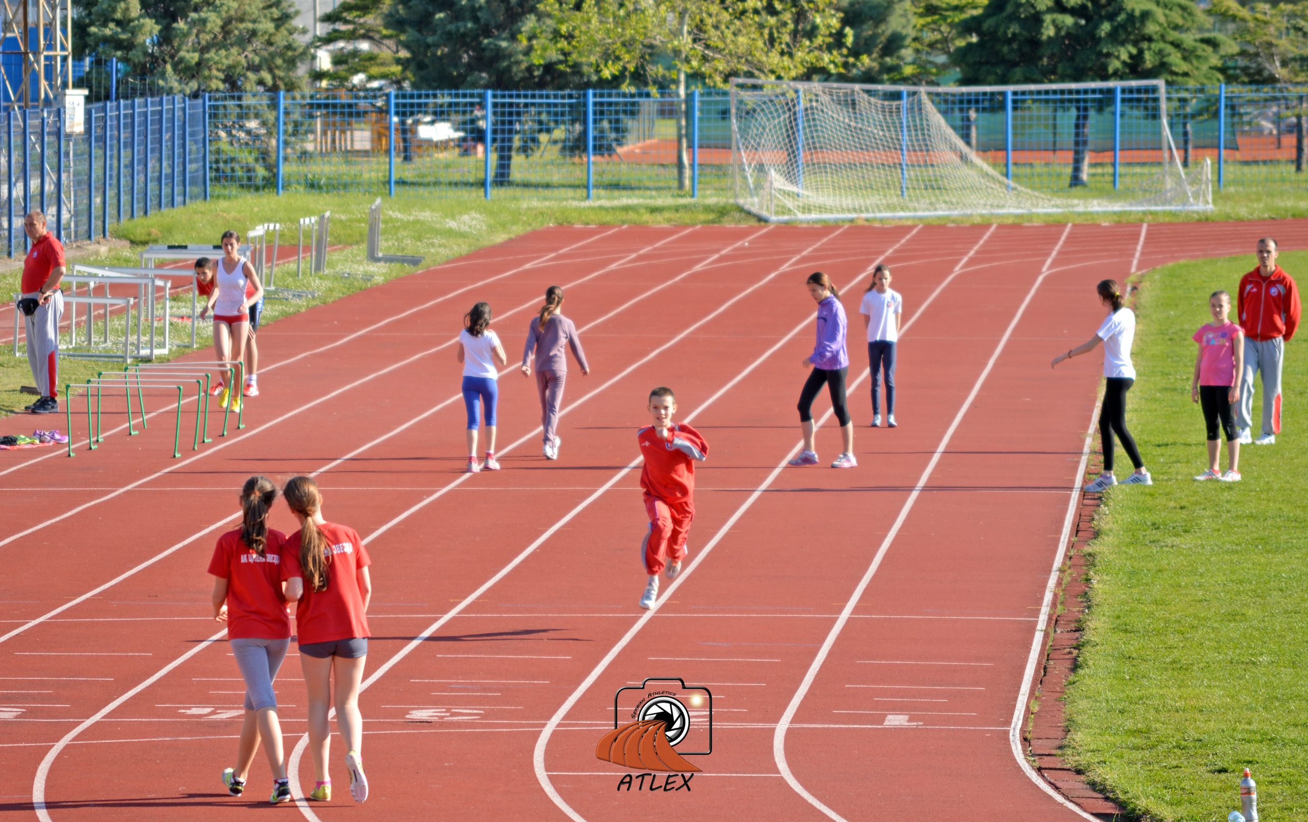 Pripreme Crvene zvezde 2014., Bar - 13. april, trening, deca, trčanje;   Foto: Atlex
