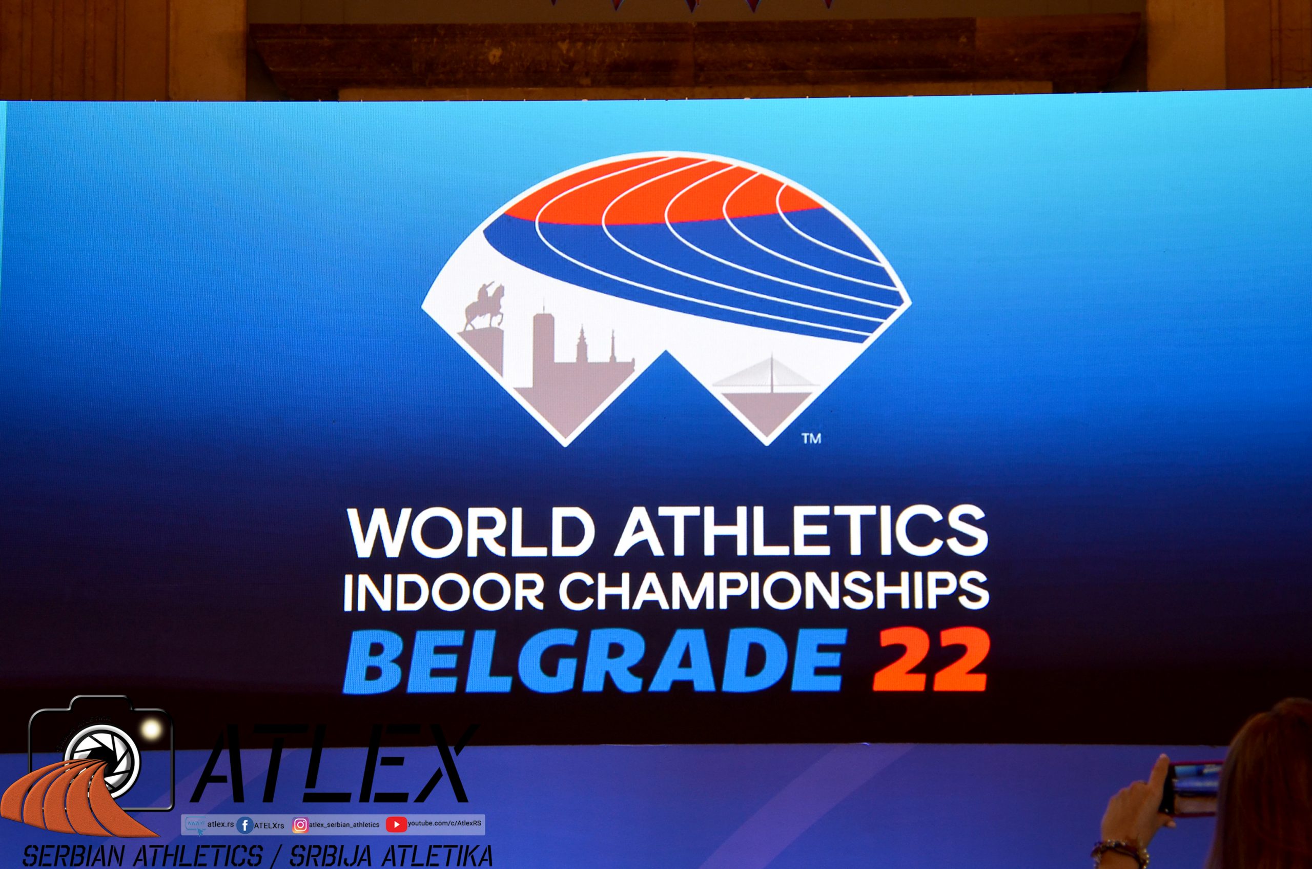 Predstavlljanje loga za dvoransko Svetsko prvenstvo 2022 - 10. septembar 2020., skupština grada Beograda;   Foto: Atlex