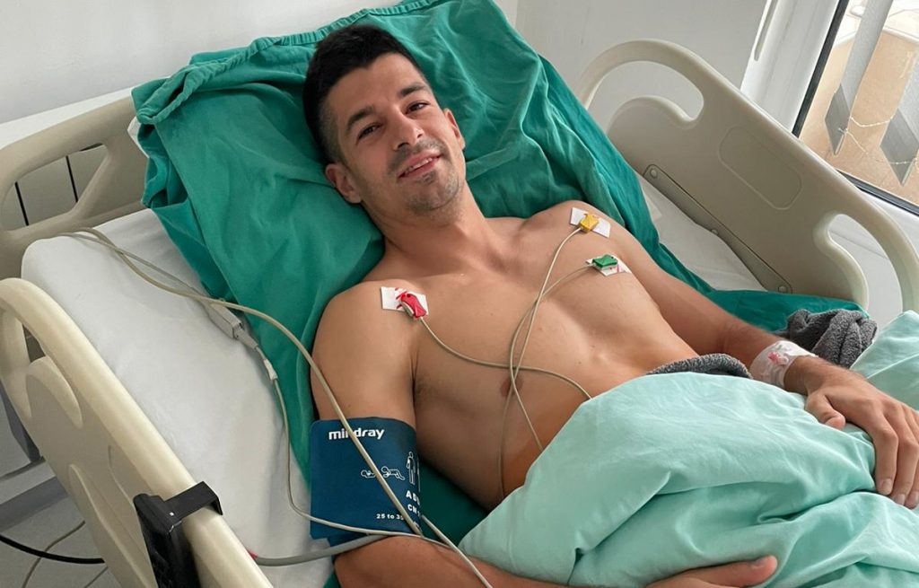Lazar Anić nakon operacije ''sportkse kile'' 7.7.2021.