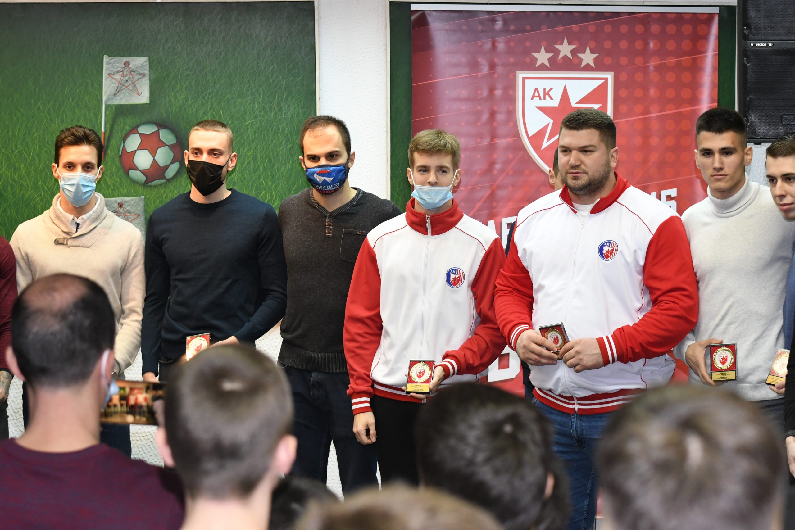 Seniorska ekipa ekipnog šampiona Srbije 2021, Dodela godišnjih nagrada AK Crvene zvezde