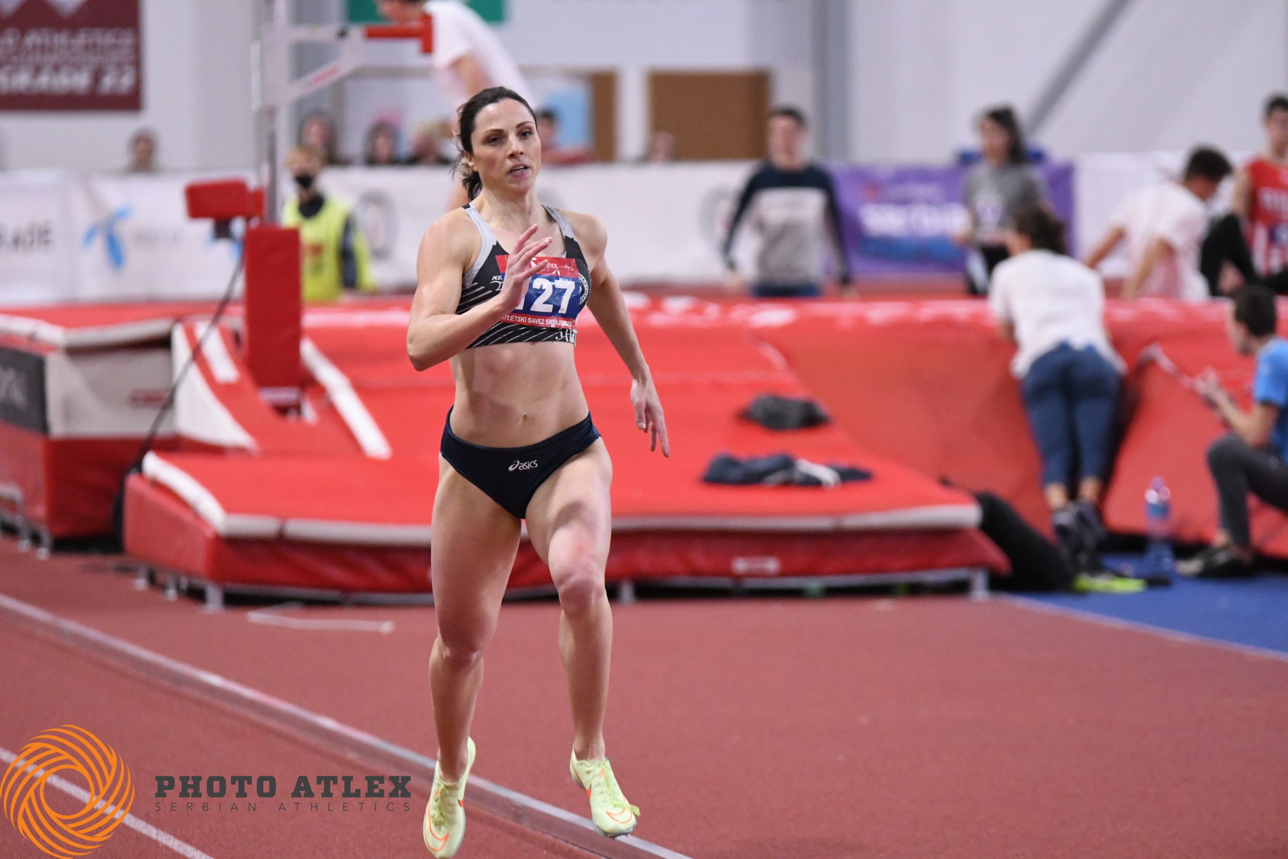 Dvoransko prvenstvo Beograda 2022. - 15. januar - Maja Ćirić, 400m;   Foto: Atlex
