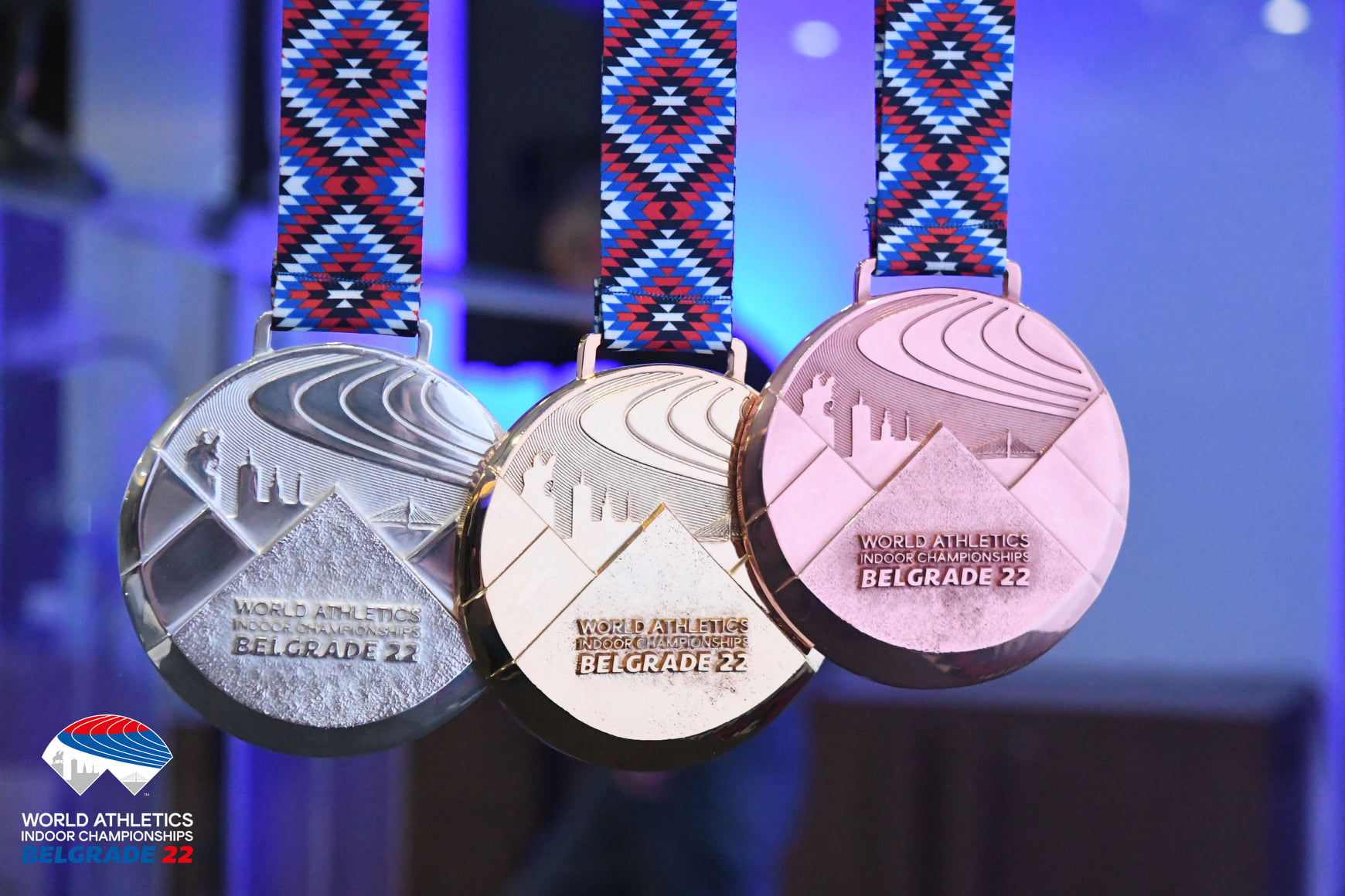 Predstavljanje medalja za dvoransko Svetso prvenstvo, Beograd 2022. - 18. februar;   Foto: SAS