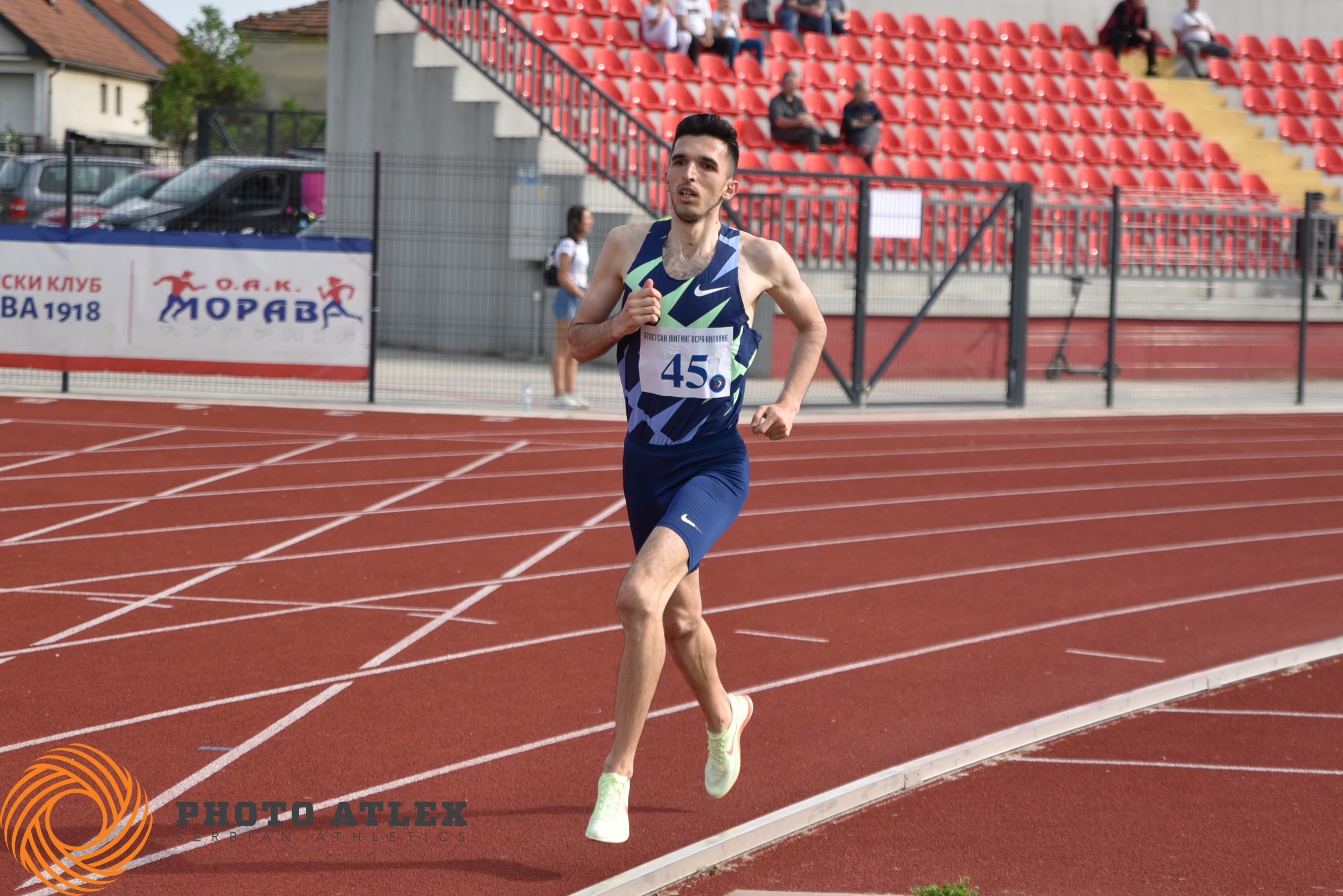 II Memorijal Vera Nikolić 2022. - 8. maj, Elzan Bibić (1500m);   Foto: Atlex