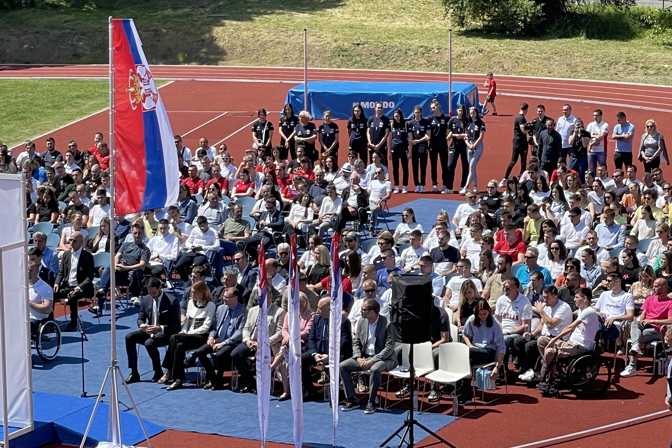 Potpisivanje ugovora Ministarstva omladine i sporta sa oko 400 najboljih sportista Srbije  u 2021. za 2022.;   Foto: MOS
