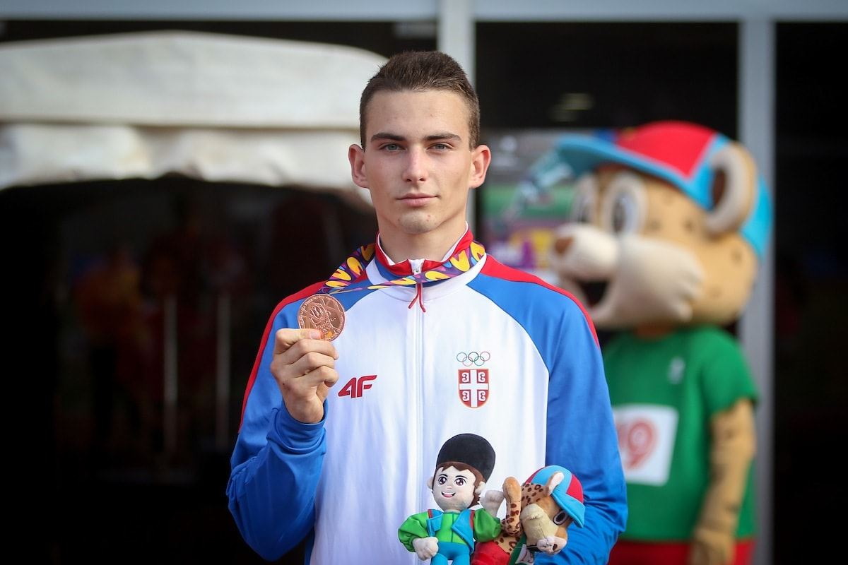 Tomislav Isailović, srebro EYOF 2019. skok udalj
