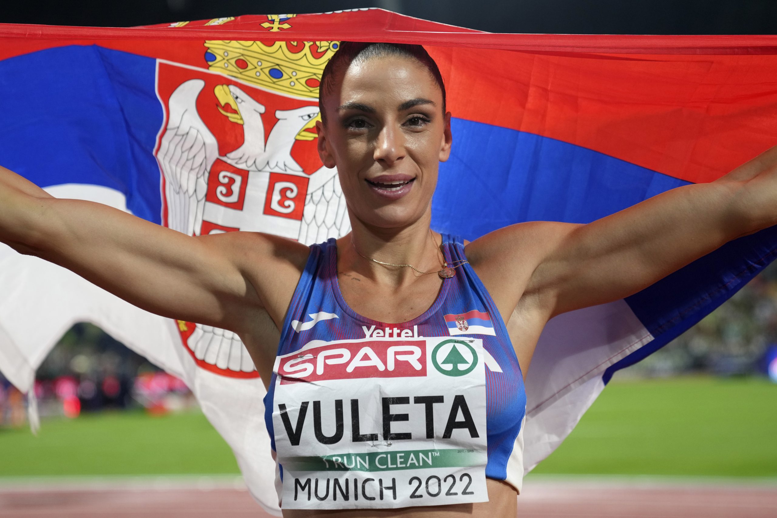 Evropsko prvenstvo 2022., Minhen - 18. avgust - Ivana Vuleta, šampionka Evrope u skoku udalj;   Foto: Profimedia