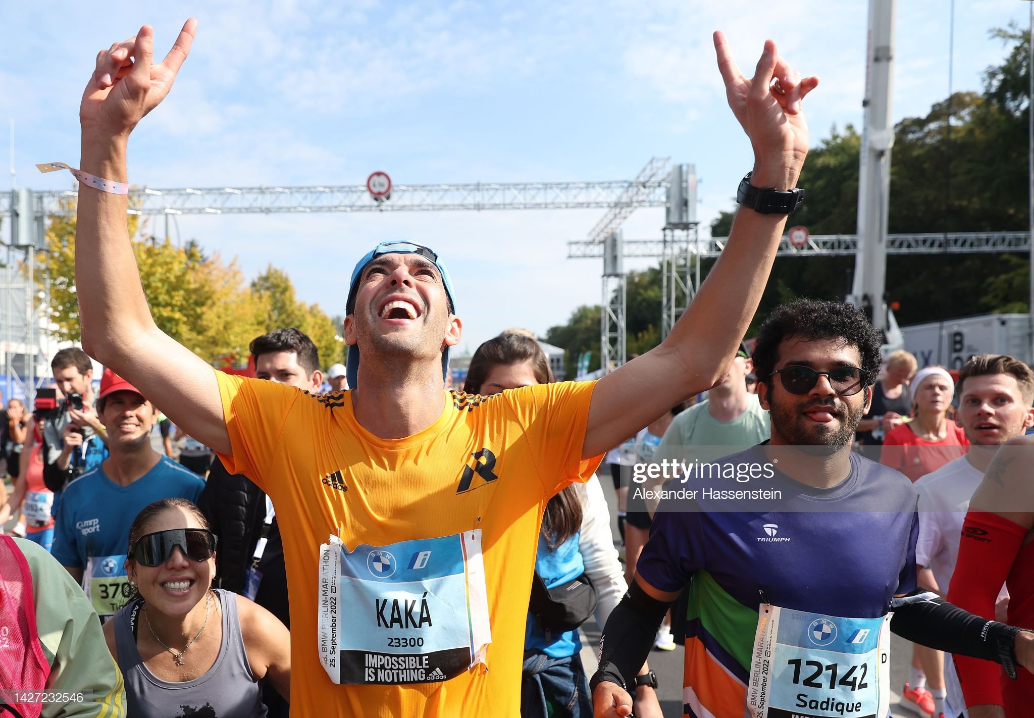 Berlinski maraton 2022. - 25. septembar - Kaka, legendarni brazilski fudbaler istrčao maraton;  Foto: Getty Images