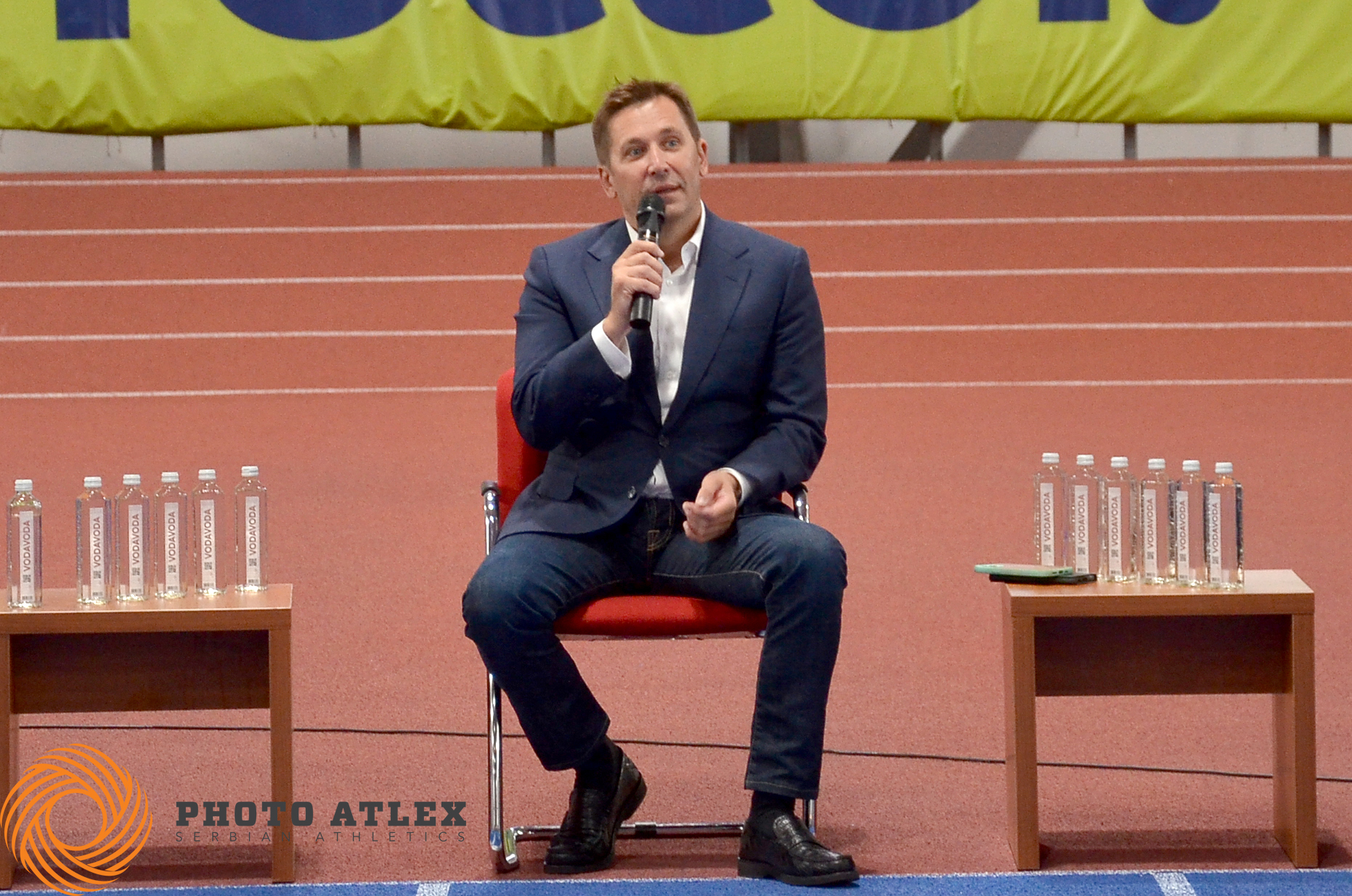 Veselin Jevrosimović, predsednik Srpskog atletskog saveza - 29. avgust 2022.;   Foto: Atlex
