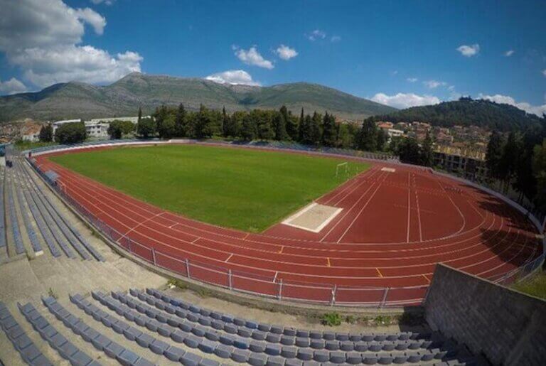 Atletski stadion Trebinje (Bosna i Hercegovina), domaćin Balkanijadde 2023;   Foto: infoveza.com