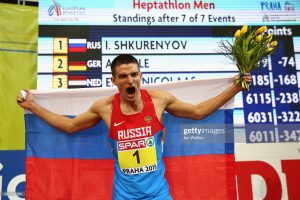 Ilija Škurenjev, šampion Evrope u višeboju u dvorani 2015