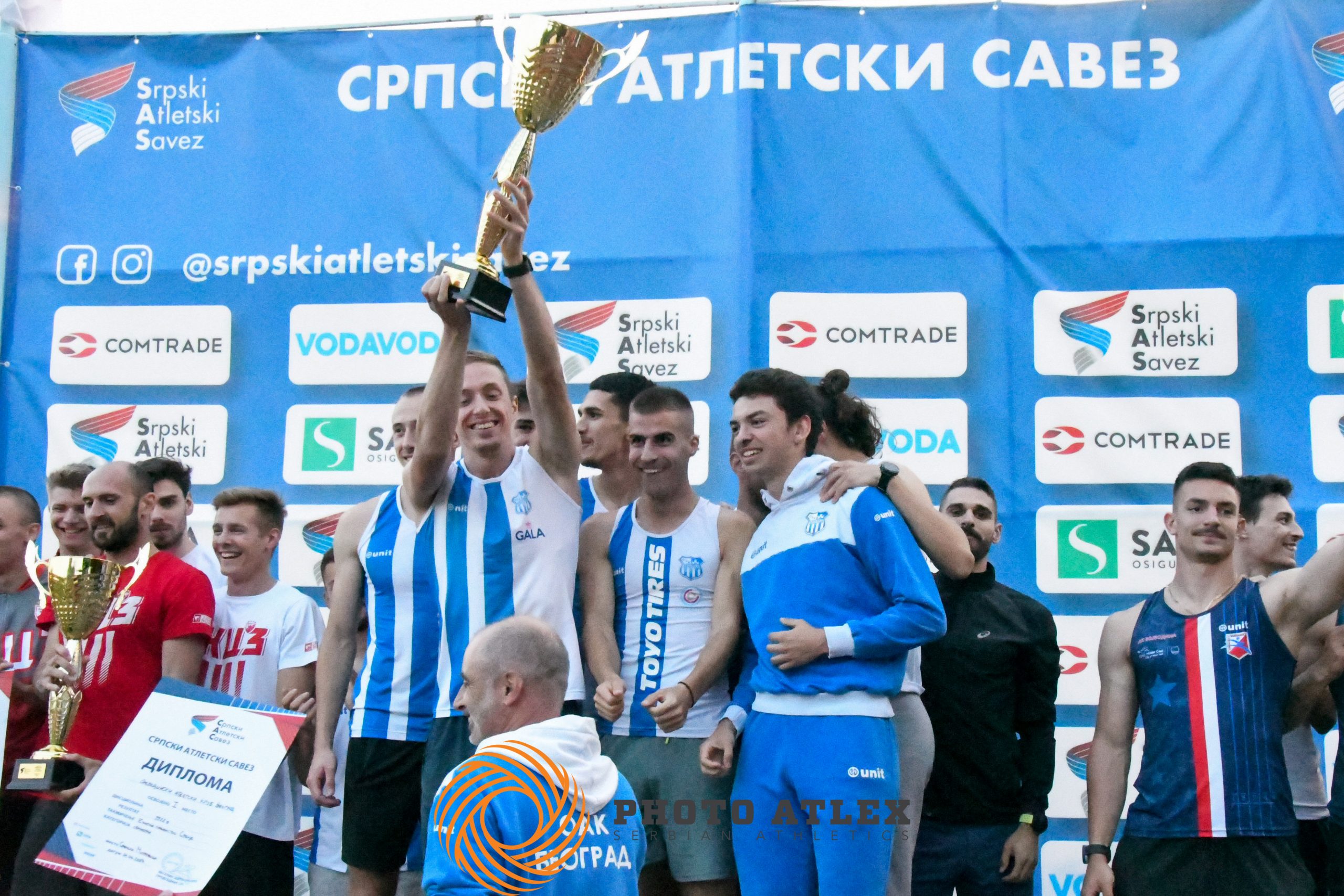 Ekipno prvenstvo Srbije 2023. - 4. jun - OAK Beograd ekipni šampioni Srbije u muškoj konkurenciji;   Foto: Atlex